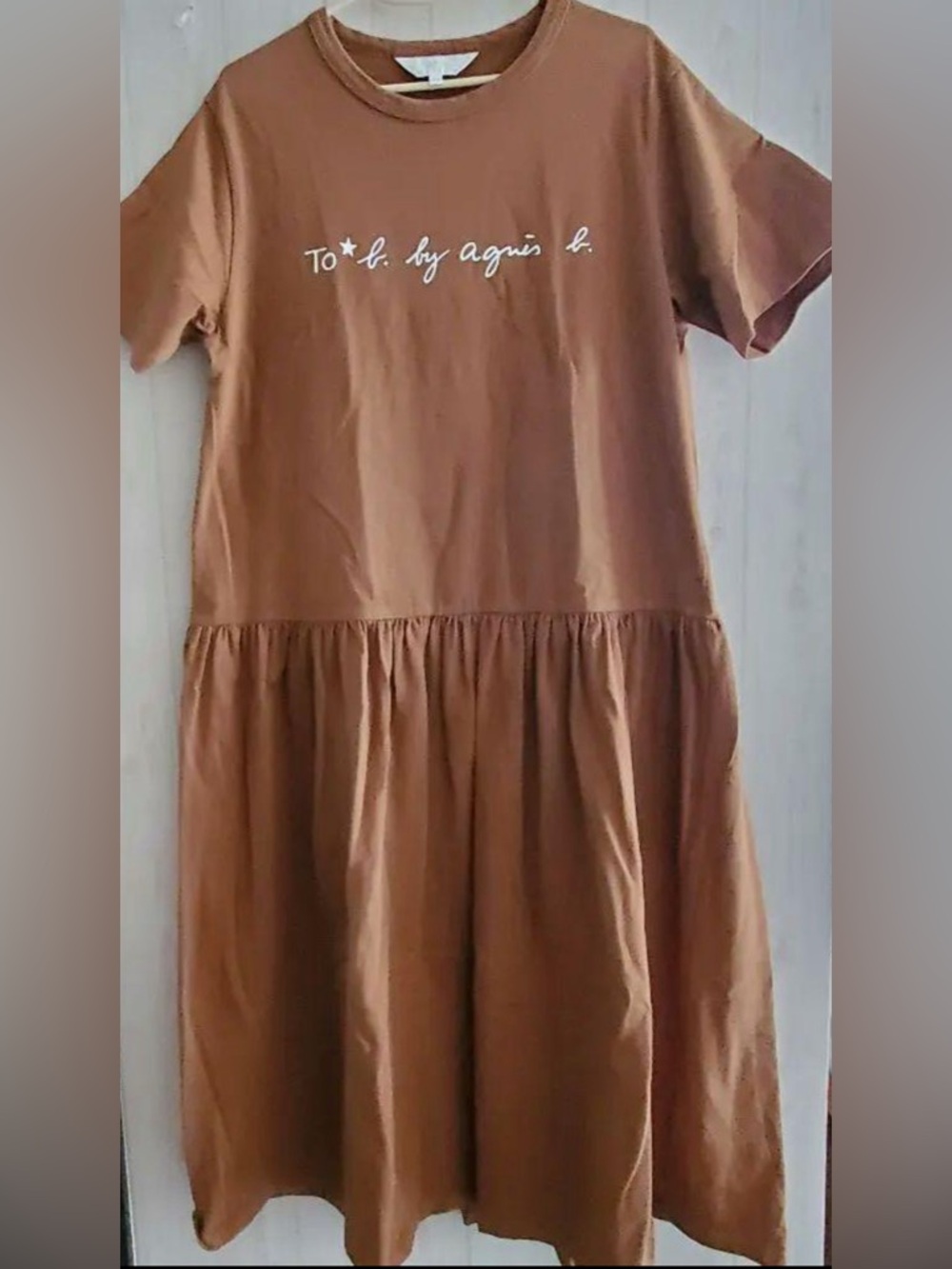 by agnès b. Brown Cotton Dress size 36 M Like new